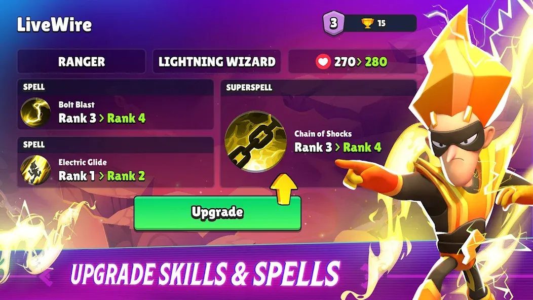 Loot Mage Trials: Battle Games (Лут Маг Испытания) [МОД: Меню, Бесконечные монеты и Открытые уровни] Screenshot 3