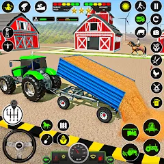 Скачать Tractor Farming: Tractor Games (Тракторное хозяйство) [МОД: Много монет, Открытые уровни и Мега MOD] | Взлом Tractor Farming: Tractor Games на Андроид