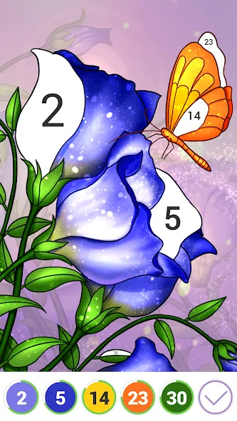 Hola Color--Coloring by Number (ола калор) [МОД: Бесконечные деньги, Монеты и Мега MOD] Screenshot 2