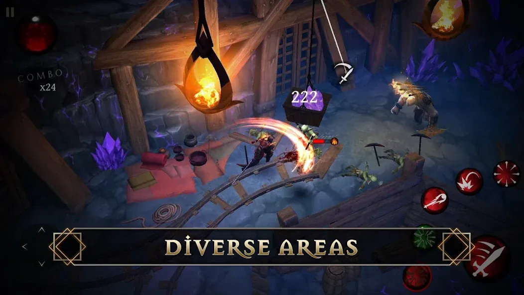 BladeBound: RPG Adventure Game (Блейдбаунд) [МОД: Меню, Бесконечные монеты и Открытые уровни] Screenshot 2