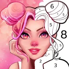 Скачать Coloring Game: Paint by Number [МОД: Меню, Бесконечные монеты и Открытые уровни] | Взлом Coloring Game: Paint by Number на Андроид