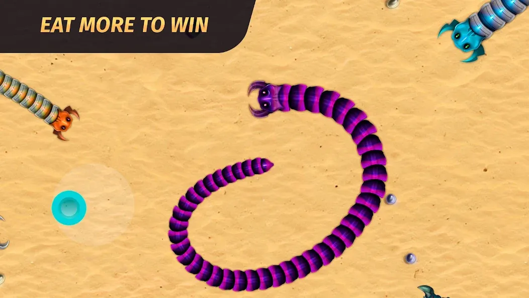 Worm.io — Gusanos Battle [MOD: Все открыто] - Скриншот 3