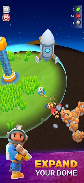 Terradome 3D (Террадом 3Д) [МОД: Все открыто, Дополнительные деньги и Меню MOD] Screenshot 1