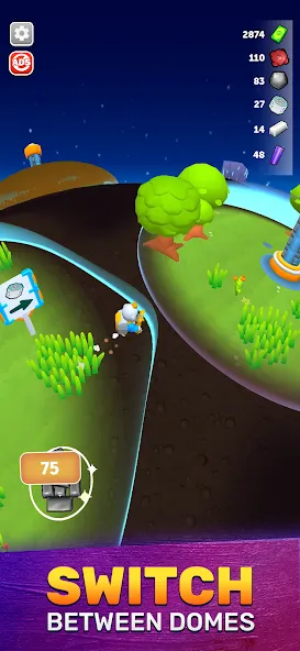 Terradome 3D (Террадом 3Д) [МОД: Все открыто, Дополнительные деньги и Меню MOD] Screenshot 3