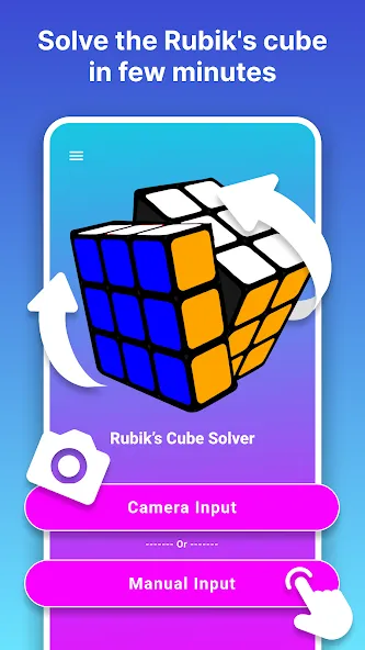 Rubik's Cube Solver [МОД: Меню, Бесконечные монеты и Открытые уровни] Screenshot 2