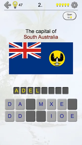 Australian States and Oceania [МОД: Много монет, Открытые уровни и Мега MOD] Screenshot 5
