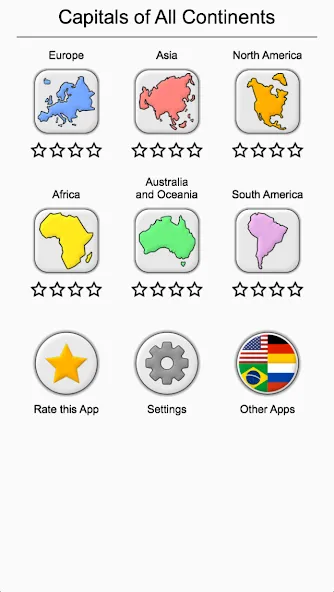 Capitals - Geography Quiz [МОД: Много денег, Монет и Все открыто] Screenshot 5