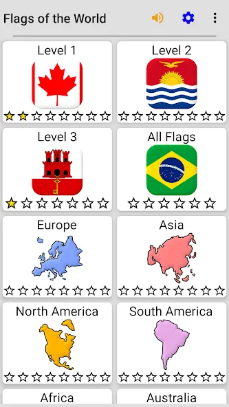 Flags of All World Countries [МОД: Все открыто, Дополнительные деньги и Меню MOD] Screenshot 4