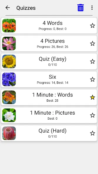 Flowers Quiz - Identify Plants [МОД: Много денег, Монет и Все открыто] Screenshot 5