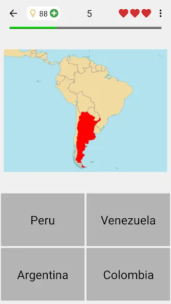 Maps of All Countries Geo-Quiz [МОД: Деньги, Монеты и Меню MOD] Screenshot 5