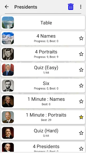 US Presidents and History Quiz [МОД: Меню, Бесконечные монеты и Открытые уровни] Screenshot 3
