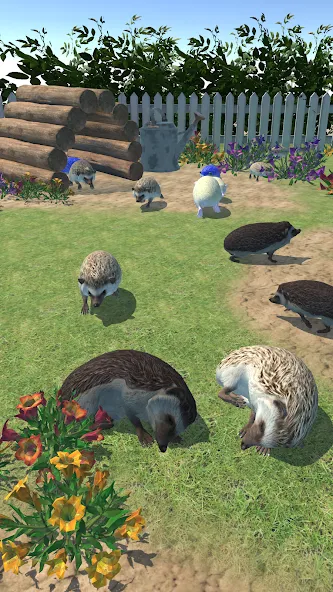 Hedgehog Friends (Хеджхог Френдс) [МОД: Бесконечные деньги, Монеты и Мега MOD] Screenshot 1