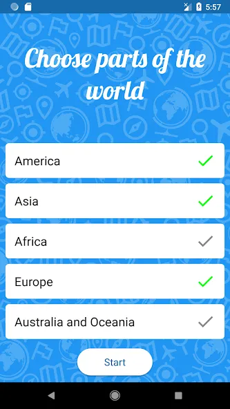 Guess the country! - Quiz [МОД: Много монет, Открытые уровни и Мега MOD] Screenshot 4