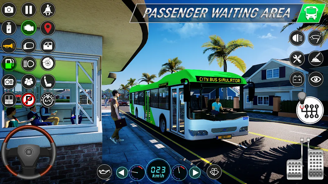 City Bus Simulator: Bus Games (Риал Сити Бас Симулятор Геймс) [МОД: Много денег, Монет и Все открыто] Screenshot 1