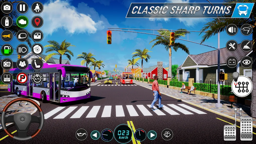 City Bus Simulator: Bus Games (Риал Сити Бас Симулятор Геймс) [МОД: Много денег, Монет и Все открыто] Screenshot 2