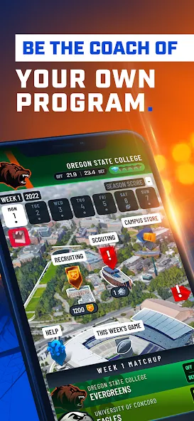 The Program: College Football (Зе Програм) [МОД: Деньги, Монеты и Меню MOD] Screenshot 1