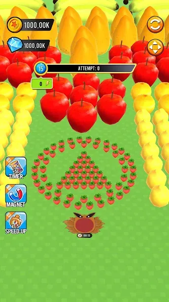 Fruit hole: Black hole (Фрут хол) [МОД: Много денег, Монет и Все открыто] Screenshot 1