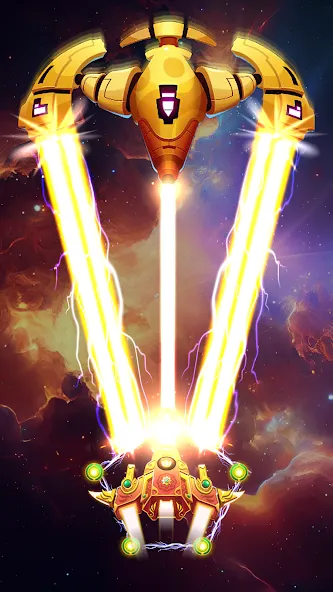 Galaxy Attack - Space Shooter (Гэлэкси Атак) [МОД: Много денег, Монет и Все открыто] Screenshot 5