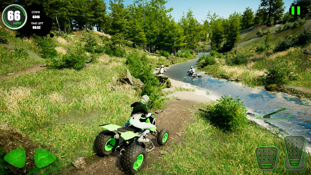 Atv Car Games Bike Offroad 4x4 (ЭиТиВи) [МОД: Бесконечные деньги, Монеты и Мега MOD] Screenshot 1