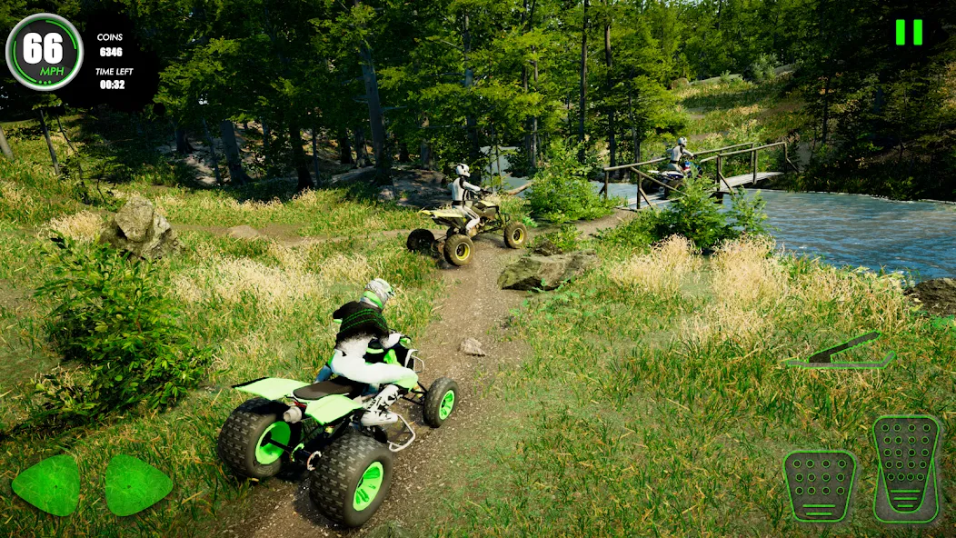 Atv Car Games Bike Offroad 4x4 (ЭиТиВи) [МОД: Бесконечные деньги, Монеты и Мега MOD] Screenshot 2