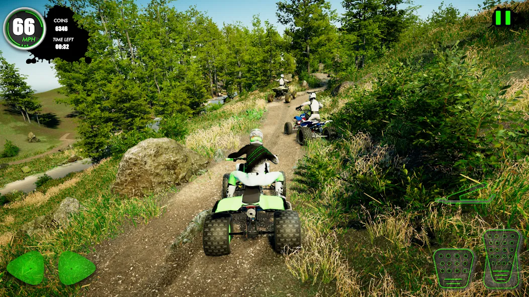 Atv Car Games Bike Offroad 4x4 (ЭиТиВи) [МОД: Бесконечные деньги, Монеты и Мега MOD] Screenshot 3