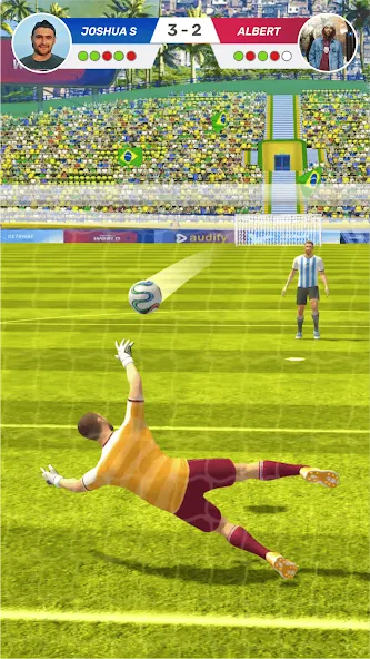 Football World - Real People (Футбол Ворлд) [МОД: Много денег, Монет и Все открыто] Screenshot 3