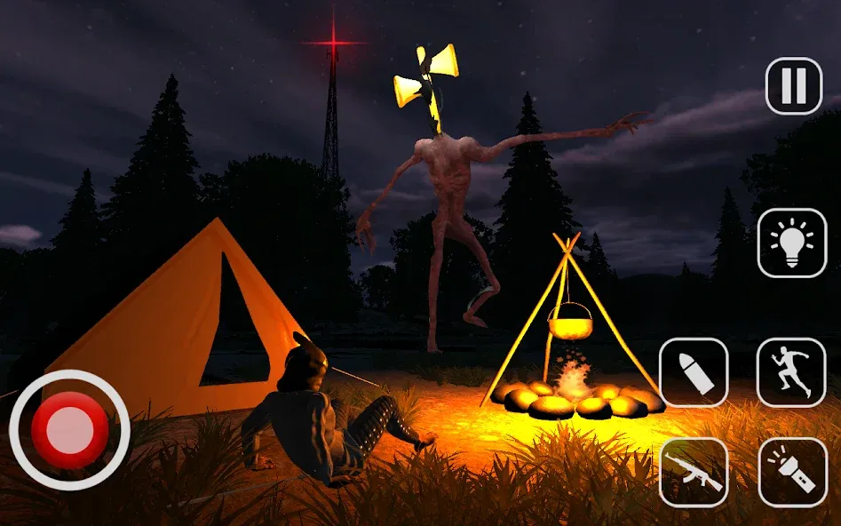 Siren Head : Hunt in Forest (Сайрен Хед) [МОД: Деньги, Монеты и Меню MOD] Screenshot 3