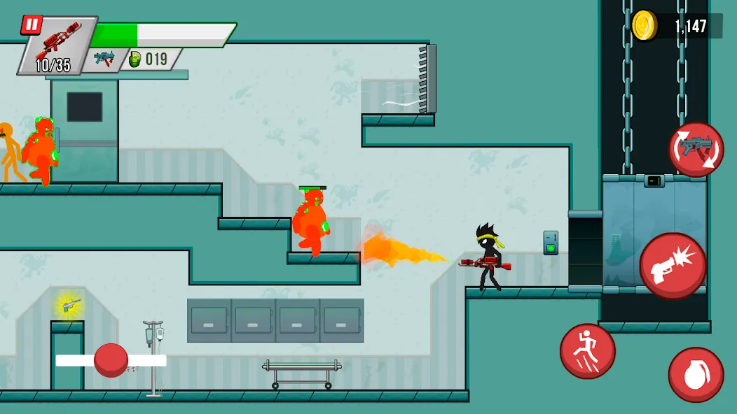 Stick vs Zombies (Стикмен против Зомби) [МОД: Деньги, Монеты и Меню MOD] Screenshot 5