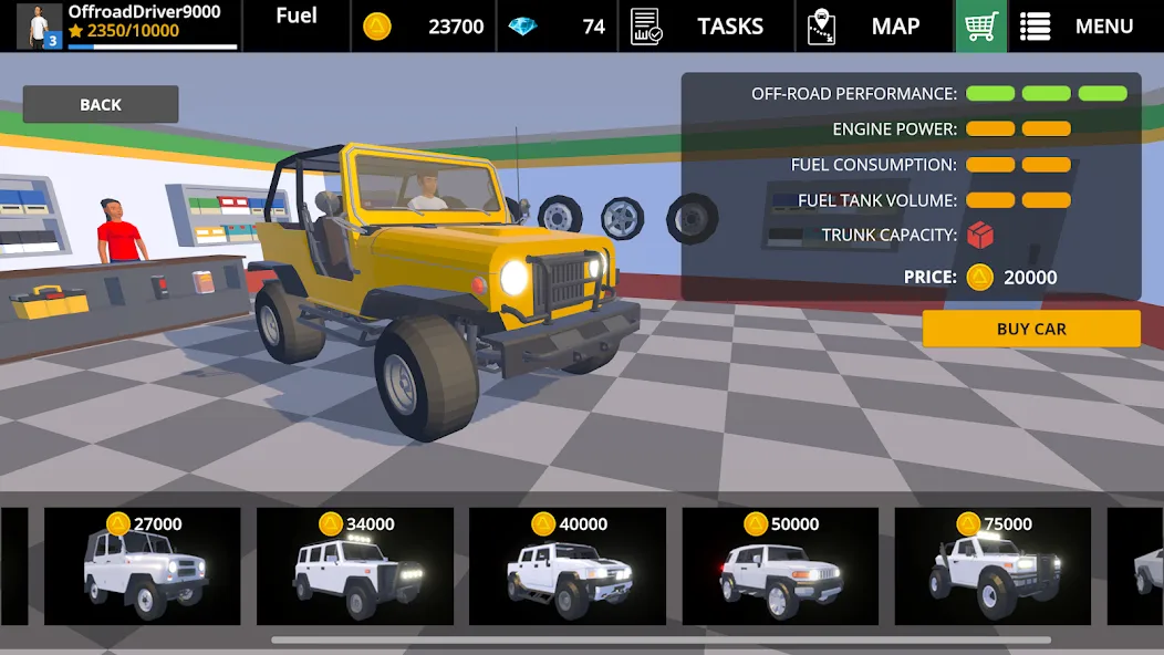 Driving Zone: Offroad Lite (Драйвинг зоне) [МОД: Меню, Бесконечные монеты и Открытые уровни] Screenshot 5