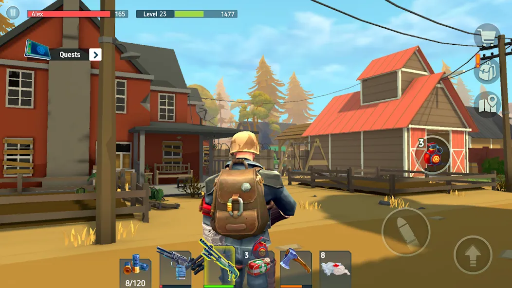 TEGRA: Zombie survival island (Тегра) [МОД: Бесконечные деньги, Монеты и Мега MOD] Screenshot 3