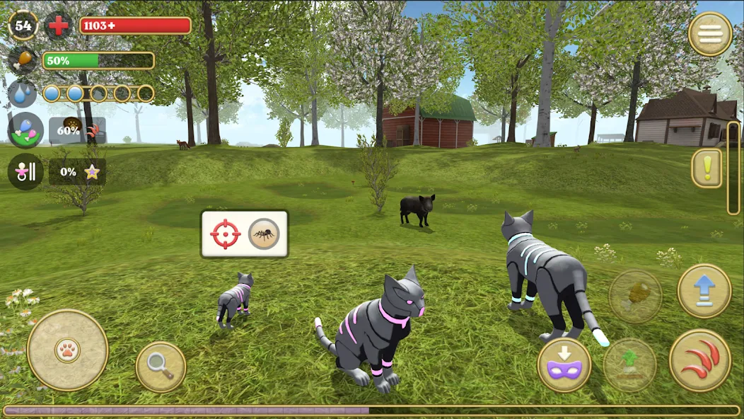 Cat Simulator : Kitties Family [МОД: Деньги, Монеты и Меню MOD] Screenshot 5