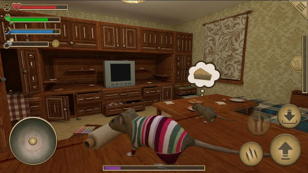 Mouse Simulator :  Forest Home [МОД: Много денег, Монет и Все открыто] Screenshot 2