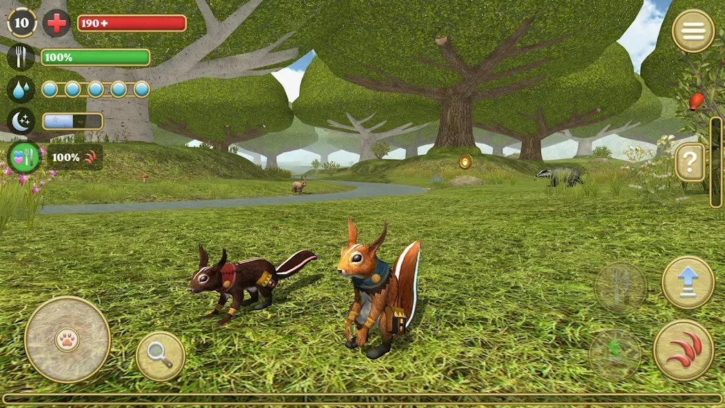 Squirrel Simulator 2 : Online [МОД: Много денег, Монет и Все открыто] Screenshot 1