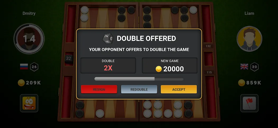 Backgammon Champs - Board Game (Бэкгаммон Чемпс) [МОД: Меню, Бесконечные монеты и Открытые уровни] Screenshot 3