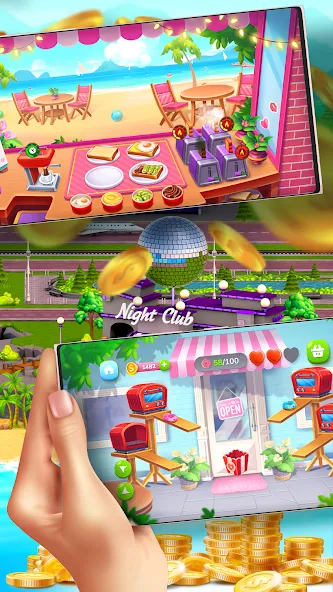 Diana's city-fashion & beauty [MOD: Много монет/Энергии] - Скриншот 4