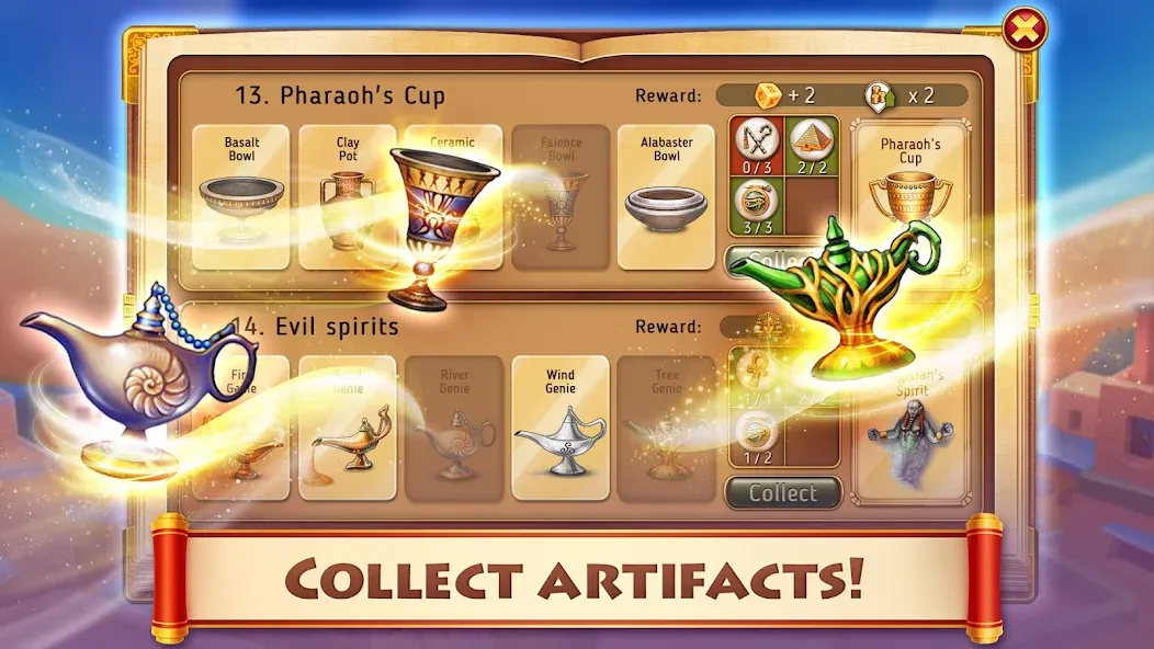 Cradle of Empires: 3 in a Row (Кредл оф Эмпайрс) [МОД: Много монет, Открытые уровни и Мега MOD] Screenshot 3