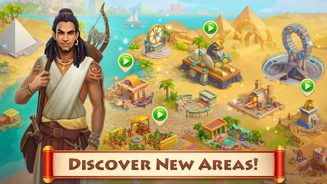Cradle of Empires: 3 in a Row (Кредл оф Эмпайрс) [МОД: Много монет, Открытые уровни и Мега MOD] Screenshot 4