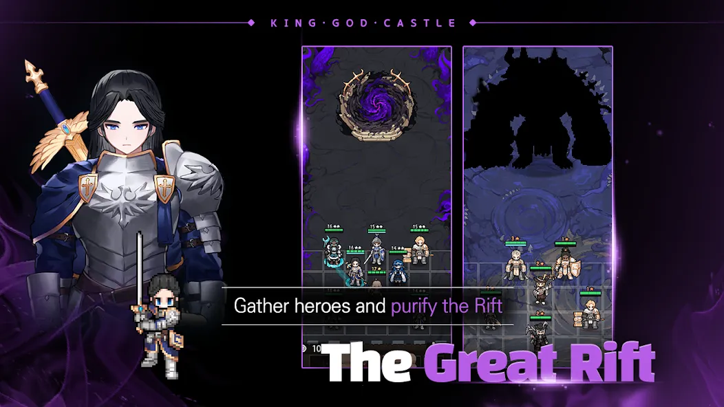 King God Castle (Кинг Год Кастл) [МОД: Много монет, Открытые уровни и Мега MOD] Screenshot 1