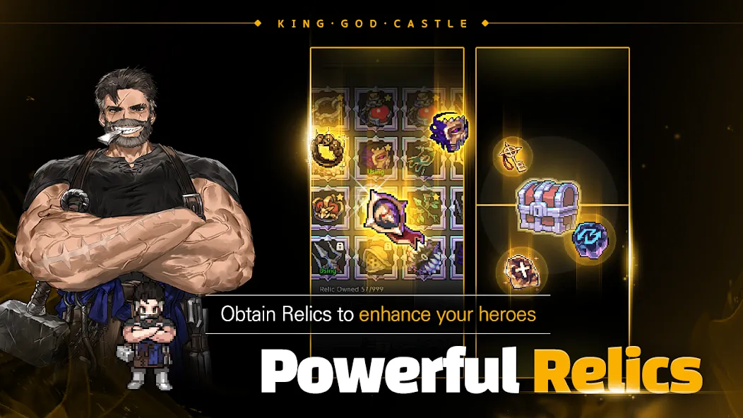 King God Castle (Кинг Год Кастл) [МОД: Много монет, Открытые уровни и Мега MOD] Screenshot 3