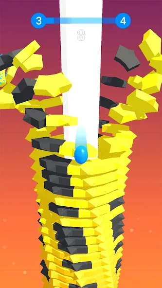 Stack Ball - Crash Platforms (Стэк Болл) [МОД: Много денег, Монет и Все открыто] Screenshot 2