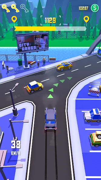 Taxi Run: Traffic Driver (Такси Ран) [МОД: Много монет, Открытые уровни и Мега MOD] Screenshot 2