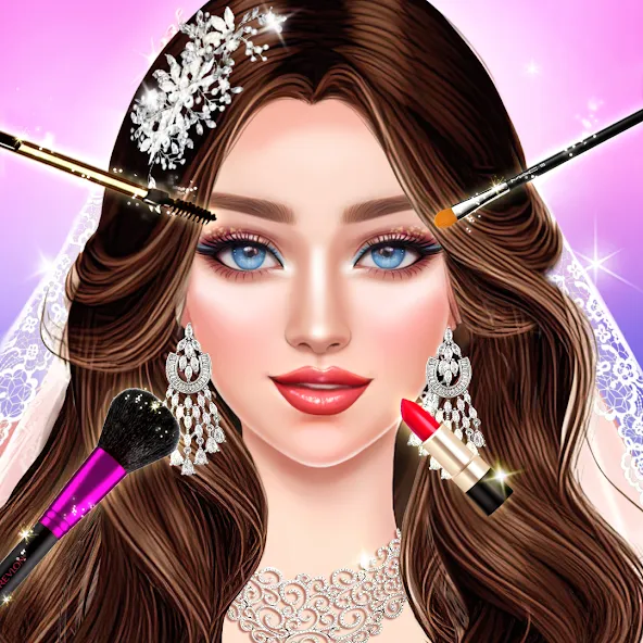 Dress Up Fashion: Makeup Games [МОД: Все открыто, Дополнительные деньги и Меню MOD] Screenshot 1