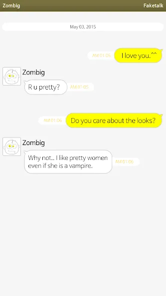 Faketalk - Chatbot (Фэйкталк) [МОД: Все открыто, Дополнительные деньги и Меню MOD] Screenshot 1