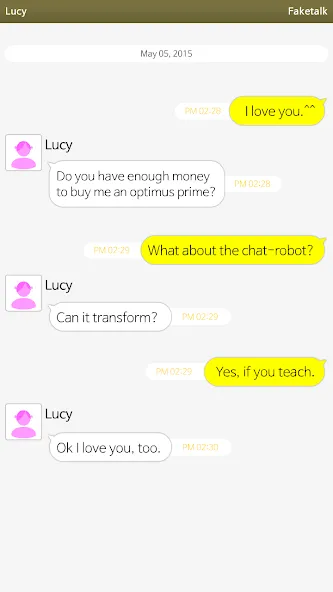 Faketalk - Chatbot (Фэйкталк) [МОД: Все открыто, Дополнительные деньги и Меню MOD] Screenshot 2