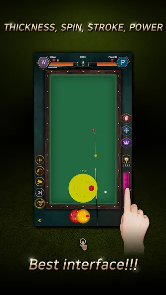Real Billiards Battle - carom (Риал Бильярдс Батл) [МОД: Все открыто, Дополнительные деньги и Меню MOD] Screenshot 3