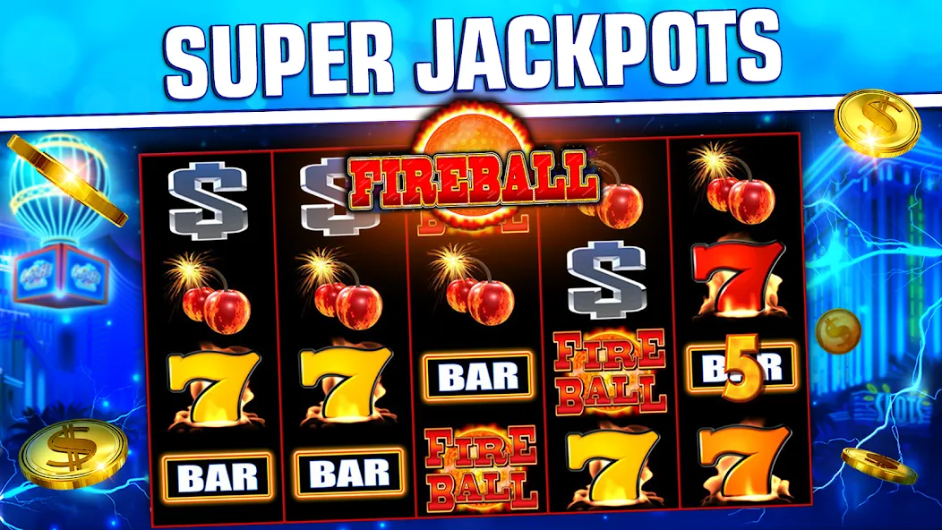Quick Hit Casino Slot Games (Куик Хит Казино) [МОД: Меню, Бесконечные монеты и Открытые уровни] Screenshot 4