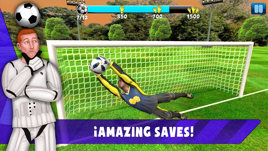 Soccer Goalkeeper 2024 (Соккер Голкипер 2022) [МОД: Деньги, Монеты и Меню MOD] Screenshot 2
