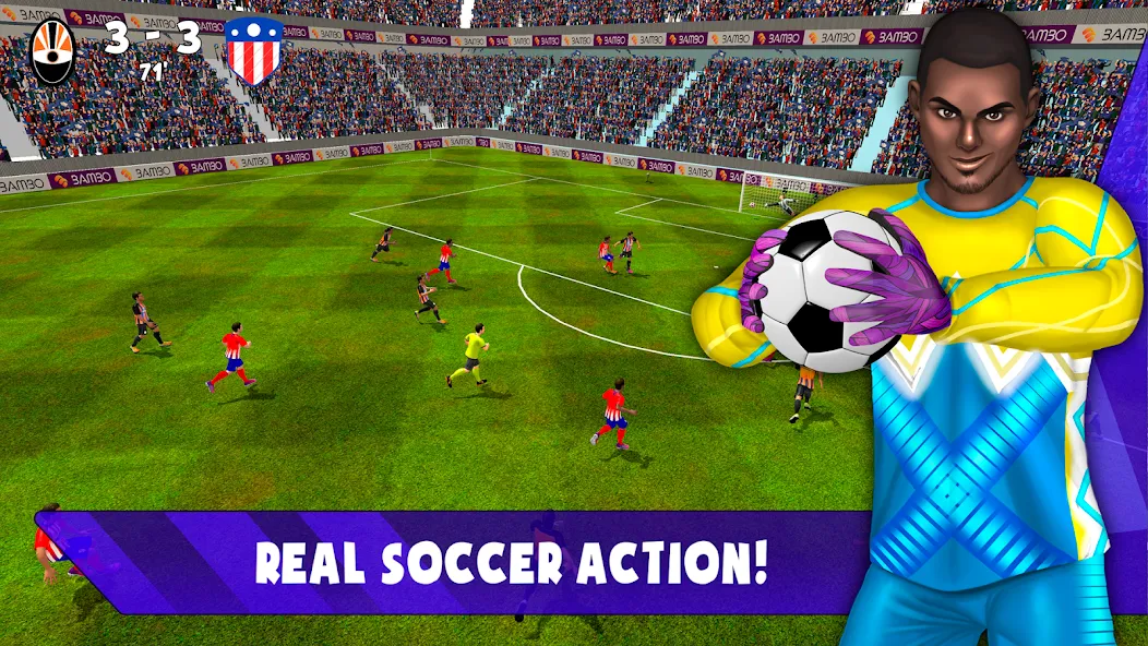 Soccer Goalkeeper 2024 (Соккер Голкипер 2022) [МОД: Деньги, Монеты и Меню MOD] Screenshot 5