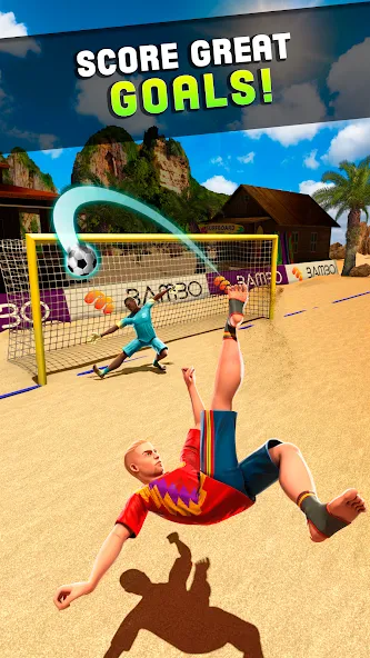Shoot Goal — Beach Soccer Game (Шут) [MOD: Все разблокировано] - Скриншот 3