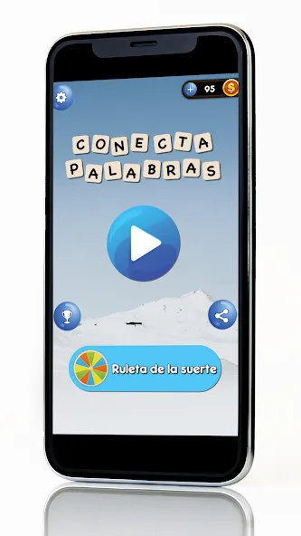 Conecta - Juego de Palabras (Сонекта) [МОД: Бесконечные деньги, Монеты и Мега MOD] Screenshot 1